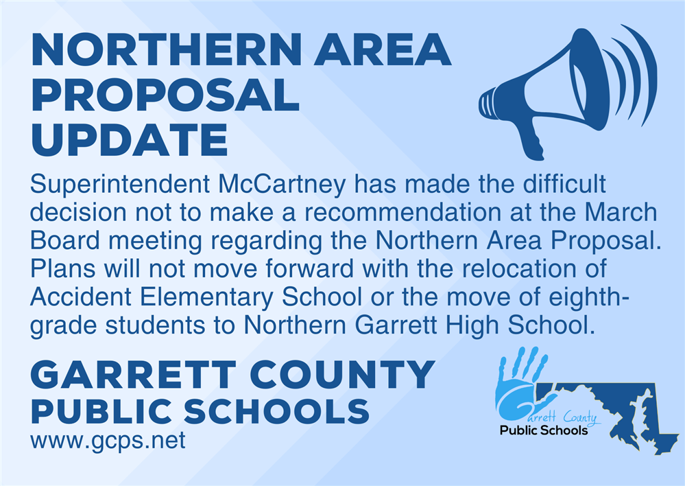  Infographic highlighting an update on the Northern Area Proposal as detailed in the story.